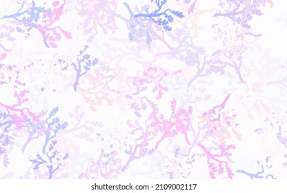 Light Pink, Yellow vector abstract design with leaves, branches. Modern abstract illustration with leaves and branches. Pattern for wallpapers, coloring books.