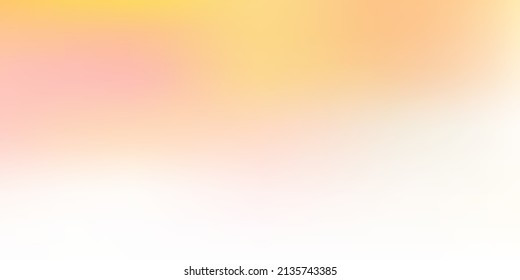 Light pink, yellow vector abstract blur drawing. Colorful illustration with gradient in abstract style. Background for web designers.