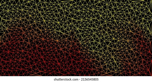 Light pink, yellow vector abstract triangle texture. Abstract illustration with elegant gradient triangles. Your business gesign.