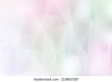 Light Pink, Yellow vector abstract polygonal pattern. Shining polygonal illustration, which consist of triangles. Brand new design for your business.