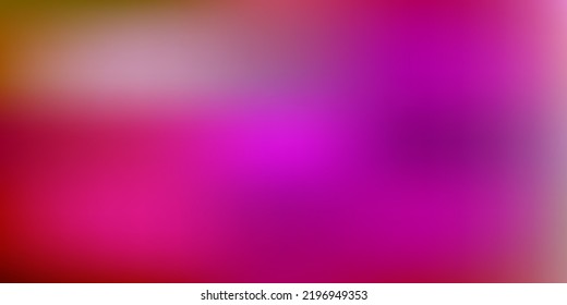 Fondo de desenfoque abstracto de vector amarillo y rosa claro. Ilustración colorida con gradiente en estilo de medio tono. Fondo de escritorio para tus aplicaciones web.