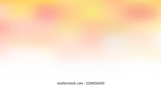 Light pink, yellow vector abstract blur drawing. Colorful illustration with gradient in abstract style. Background for web designers.
