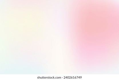 Light pink, yellow vector abstract blur template. Colorful illustration with gradient in abstract style. Landing pages design.