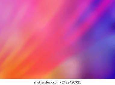 Pink claro, el fondo abstracto del vector amarillo borroso. Ilustración colorida brillante de estilo inteligente. Nueva forma de tu diseño.
