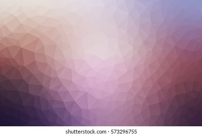 Light Pink, Yellow vector abstract textured polygonal background. Blurry triangle design. Pattern can be used for background.