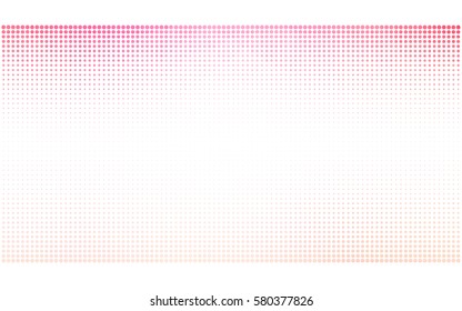 Light Pink, Yellow vector abstract pattern with circles. Geometry template for your business design. Background with colored spheres.