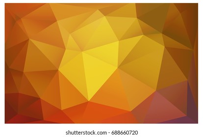 Light Pink, Yellow vector abstract textured polygonal background. Blurry triangle design. Pattern can be used for background.