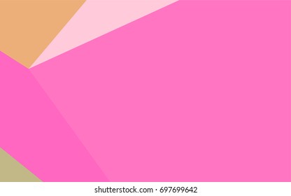 Light Pink, Yellow vector abstract polygonal template. A completely new color illustration in a vague style. Triangular pattern for your business design.