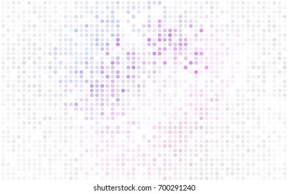 Light Pink, Yellow vector abstract pattern with circles. Geometry template for your business design. Background with colored spheres.