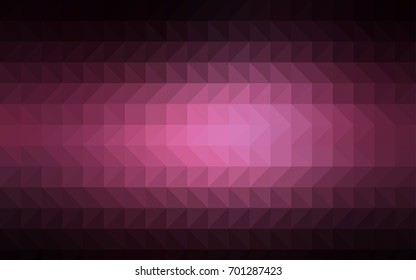 Light Pink, Yellow vector abstract mosaic background. Colorful illustration in abstract style with gradient. Brand-new style for your business design.