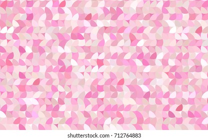 Light Pink, Yellow vector abstract pattern with circles. Geometry template for your business design. Background with colored spheres.