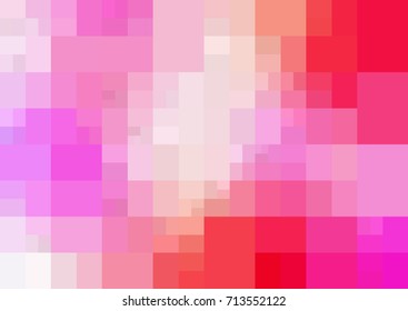 Light Pink, Yellow vector abstract textured polygonal background. Blurry rectangle design. Pattern can be used for background.