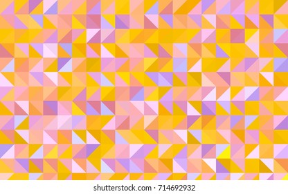 Light Pink, Yellow vector abstract mosaic pattern. A vague abstract illustration with gradient. The completely new template can be used for your brand book.