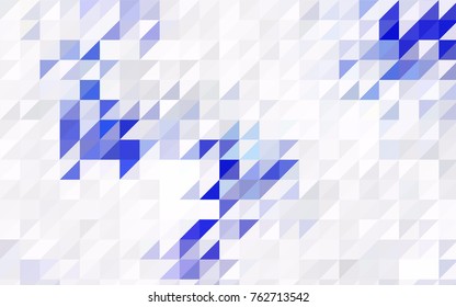 Light Pink, Yellow vector abstract colorful background, which consist of triangles. Pattern with colored triangles on white background.