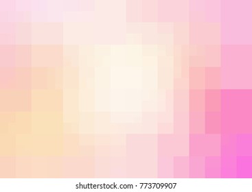 Light Pink, Yellow vector abstract textured polygonal background. Blurry rectangle design. Pattern can be used for background.