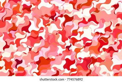 Light Pink, Yellow vector abstract blurred pattern. A sample with blurred shapes. A new texture for your design.