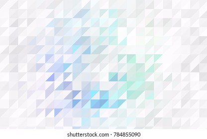 Light Pink, Yellow vector abstract colorful background, which consist of triangles. Pattern with colored triangles on white background.