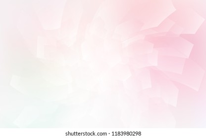 Light Pink, Yellow vector backdrop with hexagons. Colorful hexagons on white backdrop. Pattern for texture of wallpapers.