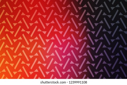 Light Pink, Yellow vector backdrop with lines, triangles. Abstract gradient illustration with triangles, lines. Template for wallpapers.