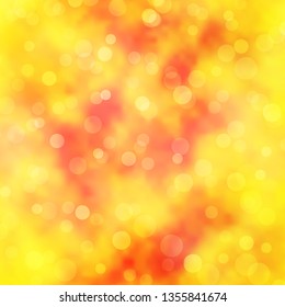 Light Pink, Yellow vector backdrop with circles. Modern abstract illustration with colorful circle shapes. Pattern for websites, landing pages.