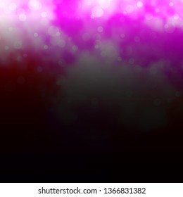 Light Pink, Yellow vector backdrop with circles. Abstract illustration with colorful spots in nature style. Pattern for websites, landing pages.