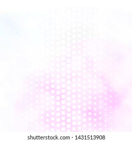 Light Pink, Yellow vector backdrop with rectangles. Abstract gradient illustration with rectangles. Template for cellphones.