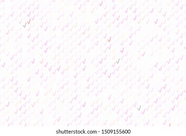 Light Pink, Yellow vector backdrop with curved lines. A sample with colorful lines, shapes. A completely new design for your business.