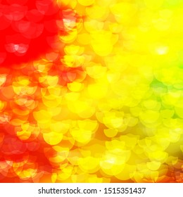 Light Pink, Yellow vector backdrop with dots. Abstract colorful disks on simple gradient background. Pattern for booklets, leaflets.