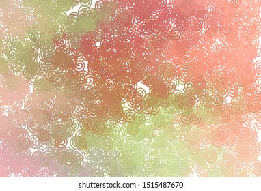Light Pink, Yellow vector backdrop with wry lines. Colorful illustration in abstract style with gradient. Abstract style for your business design.