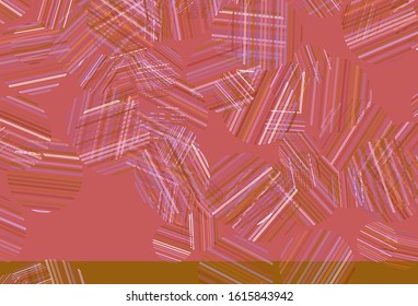 Light Pink, Yellow vector backdrop with dots. Glitter abstract illustration with blurred drops of rain. Pattern for futuristic ad, booklets.
