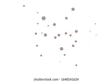 Light Pink, Yellow vector backdrop with memphis shapes. Illustration with colorful gradient shapes in abstract style. Modern design for your business card.