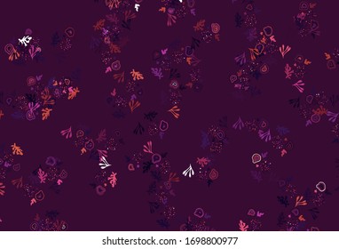 Light Pink, Yellow vector backdrop with memphis shapes. Simple colorful illustration with abstract gradient shapes. Modern design for your business card.