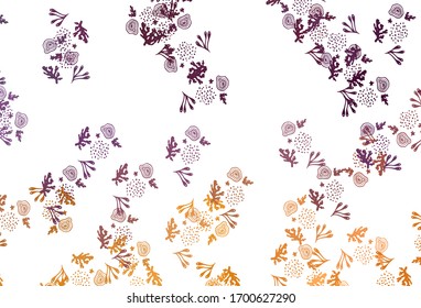 Light Pink, Yellow vector backdrop with memphis shapes. Simple colorful illustration with abstract gradient shapes. Elegant design for wallpapers.