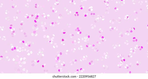 Light pink, yellow vector backdrop with chaotic shapes. Colorful abstract forms with gradient in simple style. Modern design for your ads.