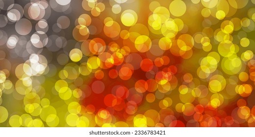 Light Pink, Yellow vector backdrop with dots. Modern abstract illustration with colorful circle shapes. Design for posters, banners.