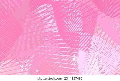 Light Pink, Yellow vector backdrop with memphis shapes. Colorful chaotic forms with gradient in modern style. Simple design for your web site.