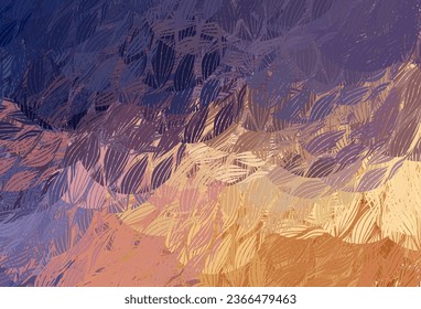 Light Pink, Yellow vector backdrop with memphis shapes. Simple colorful illustration with abstract gradient shapes. Modern design for your business card.