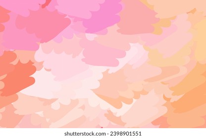 Light Pink, Yellow vector backdrop with memphis shapes. Illustration with colorful gradient shapes in abstract style. Background for a cell phone.