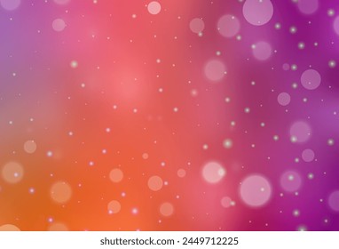 Light Pink, Yellow vector backdrop in holiday style. Simple gradient illustration with Christmas attributes. Smart design for promotion of university.