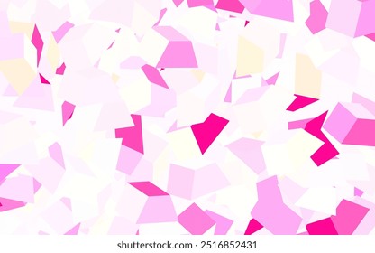 Light Pink, Yellow vector backdrop with memphis shapes. Modern abstract illustration with colorful random forms. Background for a cell phone.