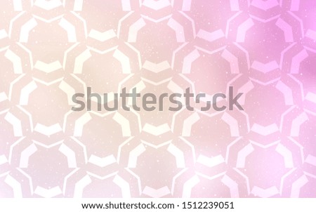 Light Pink, Yellow vector backdrop with wry lines. Creative illustration in halftone style with gradient. New composition for your brand book.