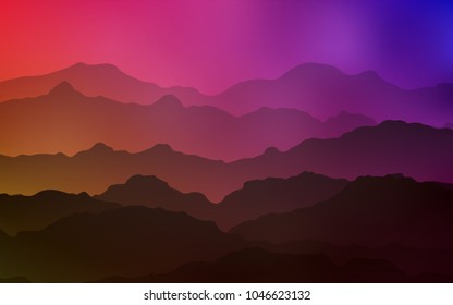 Light Pink, Yellow vector background with bent ribbons. Shining illustration, which consist of blurred lines, circles. A completely new memphis design for your business.