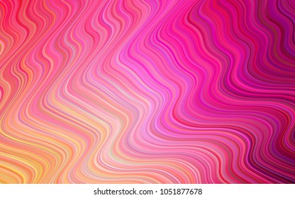 Light Pink, Yellow vector background with lava shapes. A completely new color illustration in memphis style. The template for cell phone backgrounds.