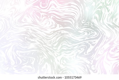 Light Pink, Yellow vector background with lamp shapes. Creative illustration in halftone marble style with gradient. The elegant pattern for brand book.
