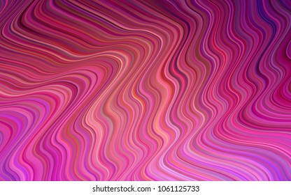 Light Pink, Yellow vector background with lamp shapes. Geometric illustration in marble style with gradient.  Marble design for your web site.