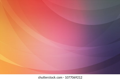 Light Pink, Yellow vector background with lamp shapes. Glitter abstract illustration with wry lines. A completely new memphis design for your business.