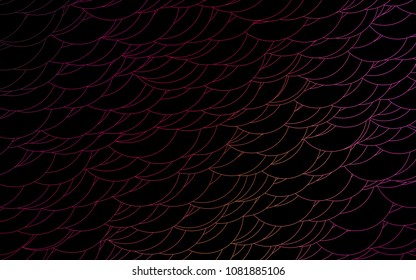 Light Pink, Yellow vector  background with bubbles. Beautiful colored illustration with blurred circles in nature style. Pattern can be used as texture of water, rain drops.