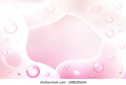 Light Pink, Yellow vector background with bent ribbons. Shining crooked illustration in memphis style. Memphis design for your web site.