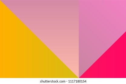 Light Pink, Yellow vector background with bright palette. Illustration with set of spectral palette. Set of colors for clever designers.