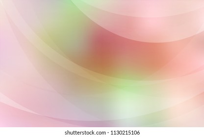 Light Pink, Yellow vector background with bubble shapes. Shining crooked illustration in marble style. Textured wave pattern for backgrounds.